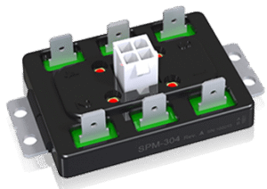The SPM-304 Power Control Module has eight 5 amp solid state relay switching outputs for current switching in foodservice equipment.