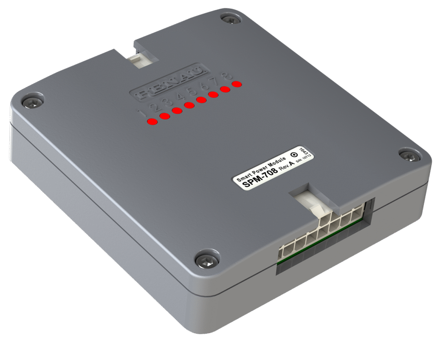 The Renau SPM-708 Power Module has eight 5 amp solid state relay switching outputs for current switching in foodservice equipment and other industrial control applications.