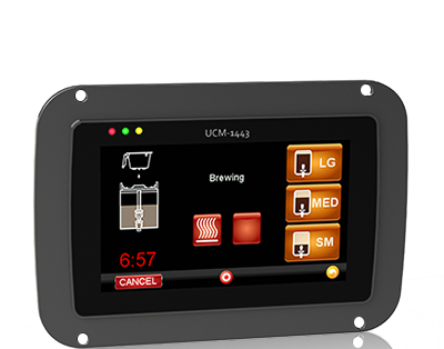 UCM-1443 Foodservice Equipment 4.3" Flush Mount Touchscreen Display
