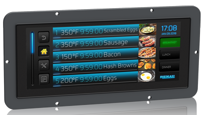 UCM-2468 6.8" Foodservice Equipment Flush Mount Touchscreen Display Module