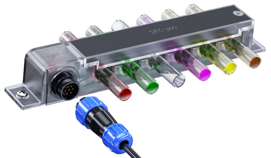 The Renau SFC-300 Color Sensor provides fluid monitoring and management in foodservice equipment.