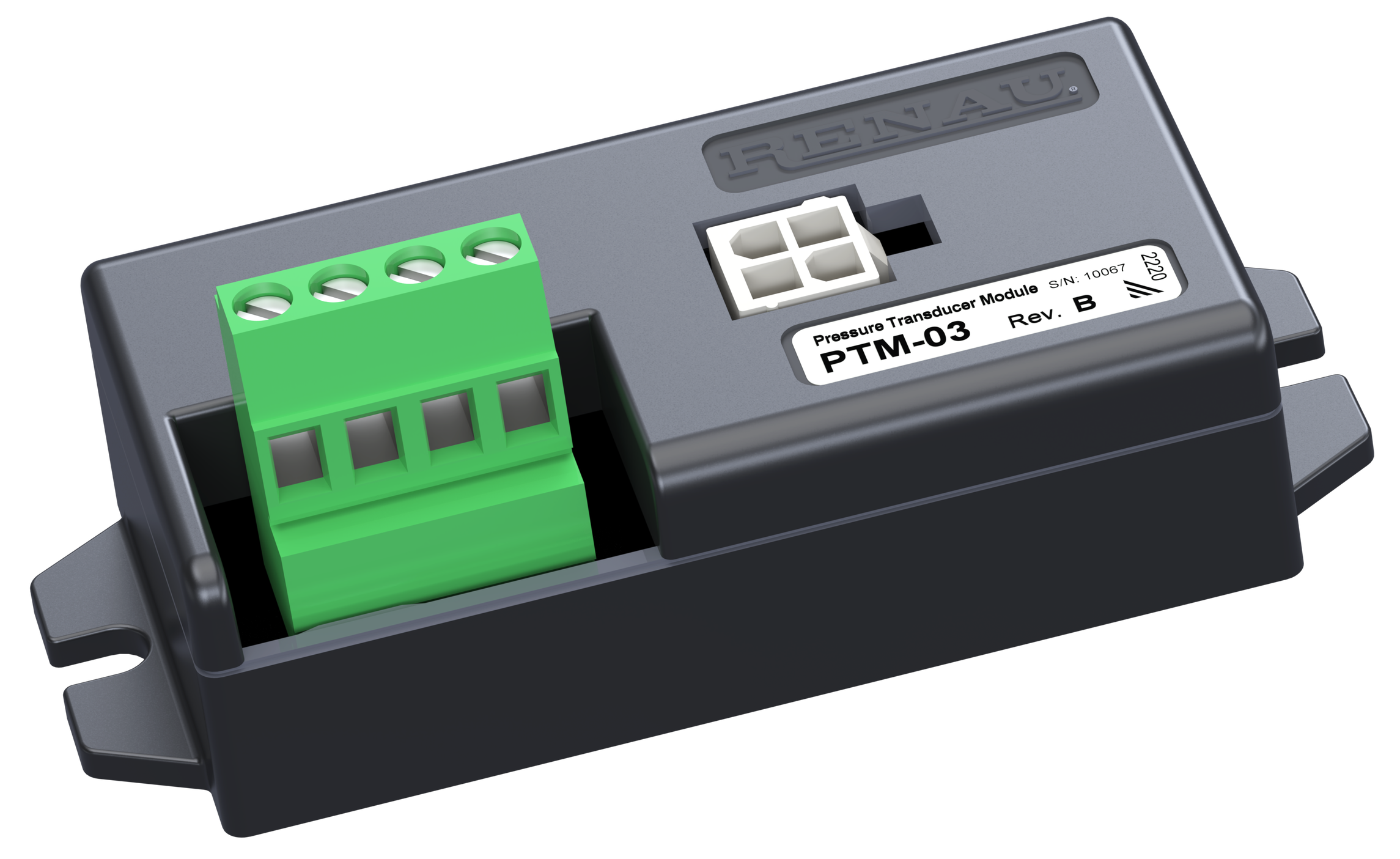 Renau PTM-03 Foodservice Equipment Pressure Transducer Module. Air and Water Pressure Control and Monitor.